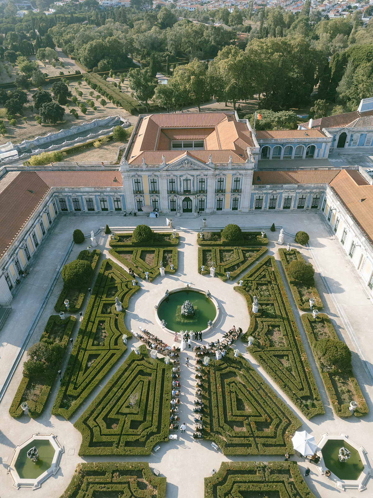 Destination wedding at a palace in Sintra, Portugal